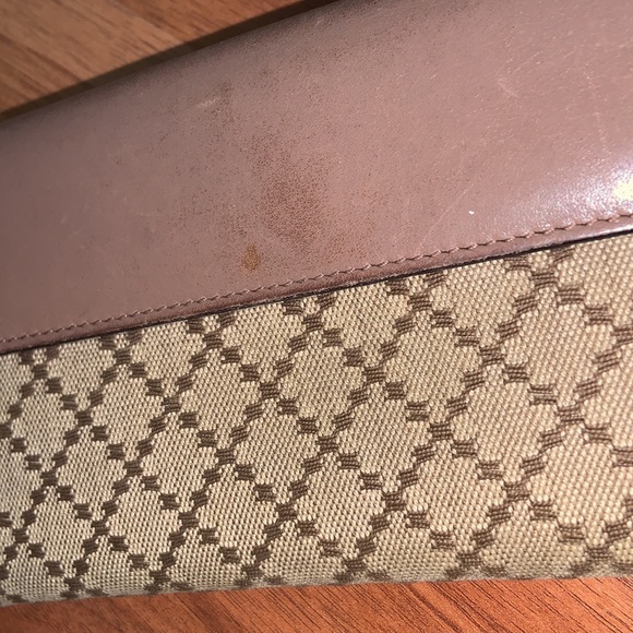 Authentic Gucci Diamanté Heart Long Flap Wallet - Picture 10 of 16